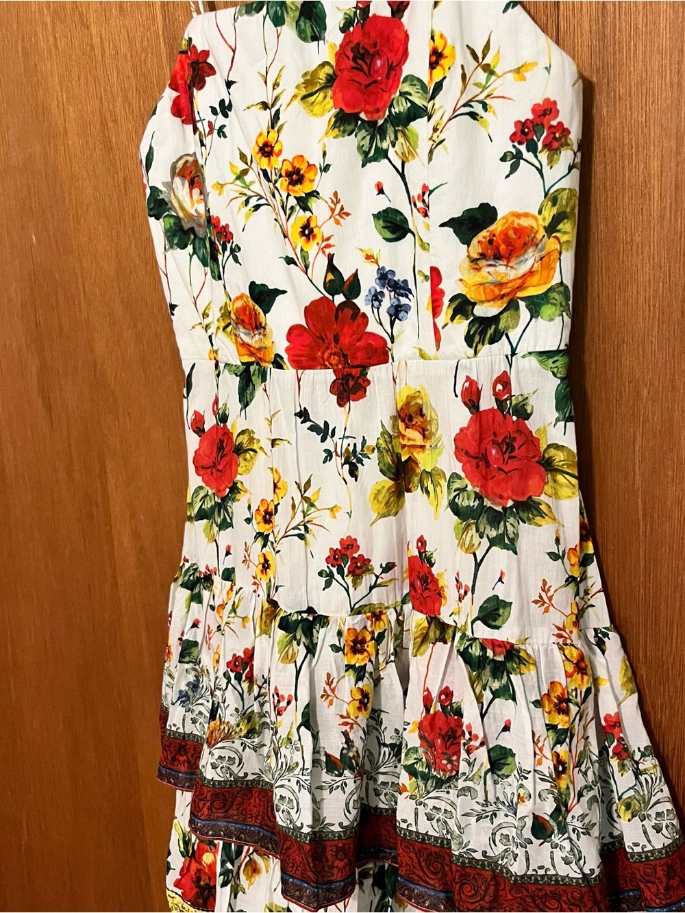 Alice + Olivia Floral Tiered Maxi Dress-NWT - Picture 4 of 9
